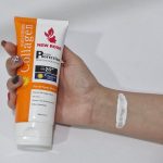 کرم ضد آفتاب بی رنگ کلاژن نیو رز SPF50 حجم 130 میلی لیتر