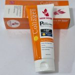 کرم ضد آفتاب بی رنگ کلاژن نیو رز SPF50 حجم 130 میلی لیتر