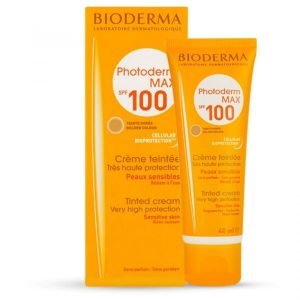 ضد آفتاب بایودرما رنگی و بدون رنگ مدل Bioderma SPF100