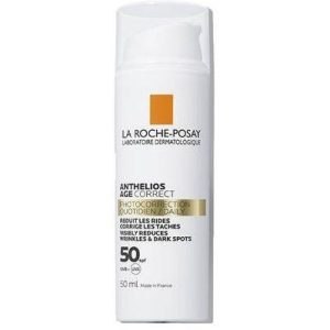 کرم ضد آفتاب بی رنگ ضد چروک و لک SPF50 آنتلیوس لاروش پوزای 50 میل