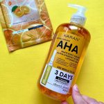سرم روشن کننده بیکینی لنسیاد مدل AHA حجم 500 میل