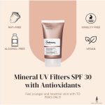 کرم ضد آفتاب مینرال با آنتی اکسیدان SPF30 اوردینری