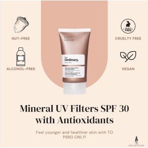 کرم ضد آفتاب مینرال با آنتی اکسیدان SPF30 اوردینری