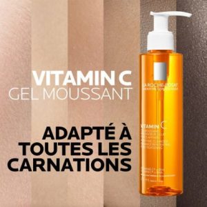 ژل فوم پاک‌کننده ویتامین C لاروش پوزای 